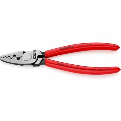 KNIPEX Kerbzange, mechanisch, Aderendhülsen, 0,5-16mm², AWG10-0, Kerbung