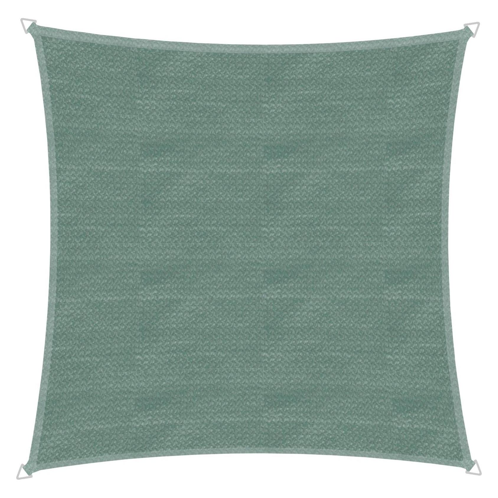 Windhager Sonnensegel 400 cm, Quadratisch, Grün (400 x 400 cm) (10767)