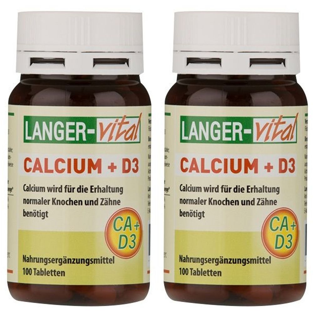 Calcium 400 mg+D3 Tabletten 2x 2x100 St
