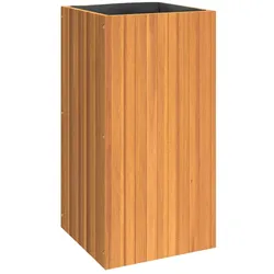 Helloshop26 - Blumenkasten Hochbeet Pflanzen Blumen Terrasse Garten 45 x 45 x 90 cm Massivholz Akazie braun 02_0037619