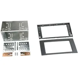  Doppel-DIN Komplettset Rubber Touch Ford Fiesta, Focus, Focus C-MAX, Fusion, ... 