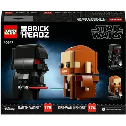 LEGO Obi-Wan Kenobi & Darth Vader (40547, LEGO Brickheadz)