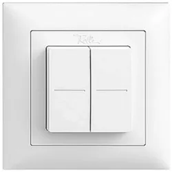Feller, Lichtschalter + Storenschalter, EdizioDue Smart Light Control for Philips Hue