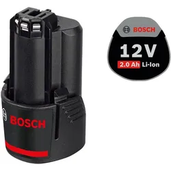 Bosch Professional Zubehör, Werkzeugakku + Ladegerät, Akku GBA 12 Volt / 2x 2,0 Ah O-B Professional (12 V)