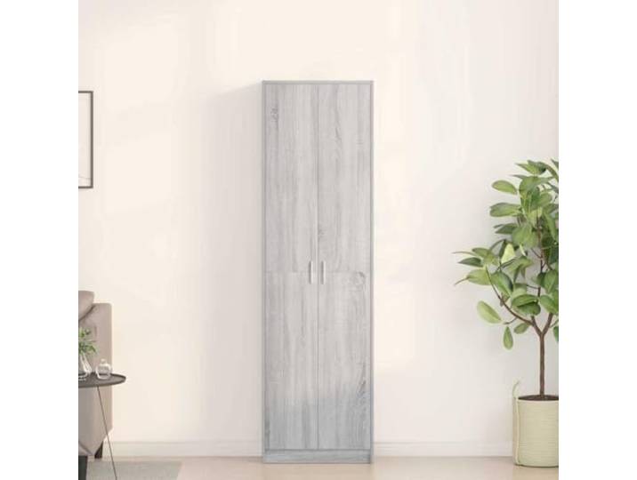 HKLGBVCR Schrank grau Sonoma 55 x 25 x 189 cm Holz Technik