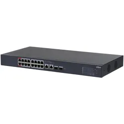 Dahua SWITCH CLOUD DH-CS4218-16ET-135 SWITCH WITH 16-PORT POE 135W (18 Ports), Netzwerk Switch, Schwarz