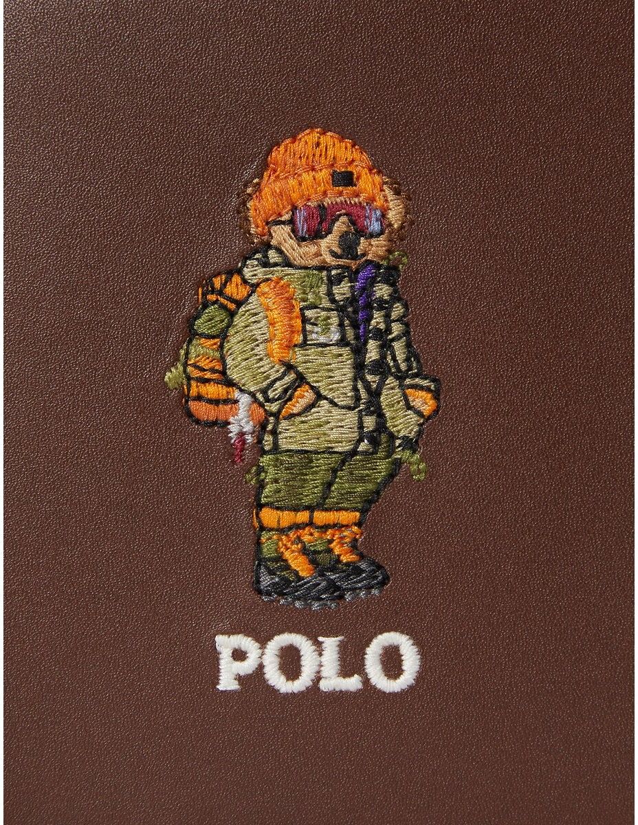 POLO RALPH LAUREN Portefeuille en cuir, Bear