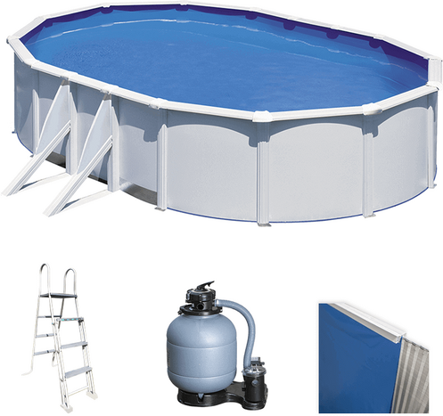 Gre Fidji Ovale 500x300x120cm - Piscine hors-sol en acier