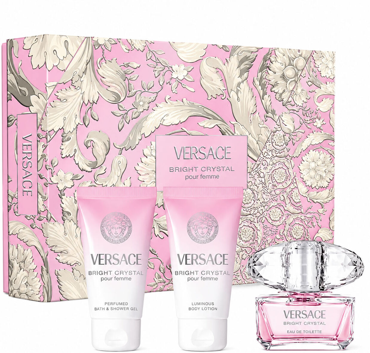 Versace Bright Crystal 50ml Eau De Toilette Gift Set