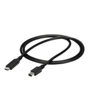 StarTech.com Cable USB C to Mini DisplayPort 1m/3ft Kabel Digital/Daten Digital/Display/Video 1 m Schwarz (CDP2MDPMM1MB)