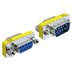 DELOCK 65249 - Adapter Sub-D 9Pin Stecker/Buchse Portschoner