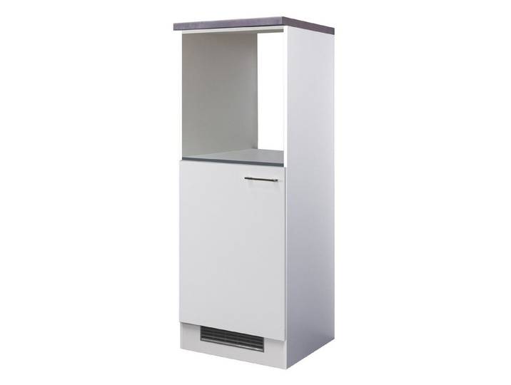 Flex-Well Backofen/Kühlumbauschrank Demi Geräteumbauschrank Küche - 60 cm breit - Weiß – Nawa