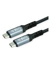 VALUE USB4 Gen3x2 40Gbit/s Kabel C-C ST/ST 240W 0.8m Digital/Daten 0,8 m (11.99.9089)