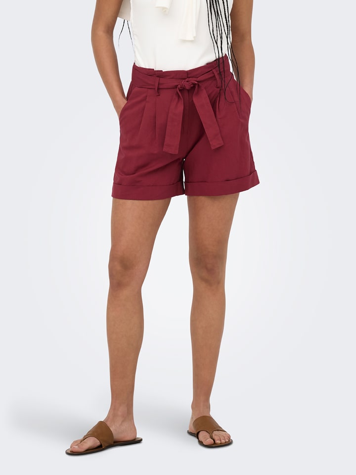 ONLY Shorts in Bordeaux - L