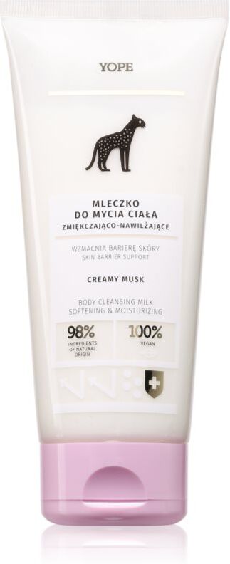 Yope Creamy Musk Softening Shower Gel with moisturising effect 200 ml