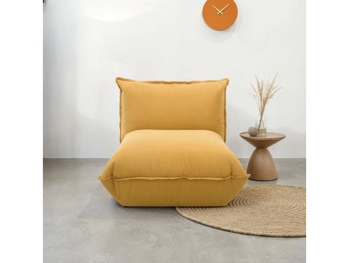 Loungesessel, Struktur weich, Mango, 78×73×100 cm, Drehfunktion, Modern, Domo-Collection