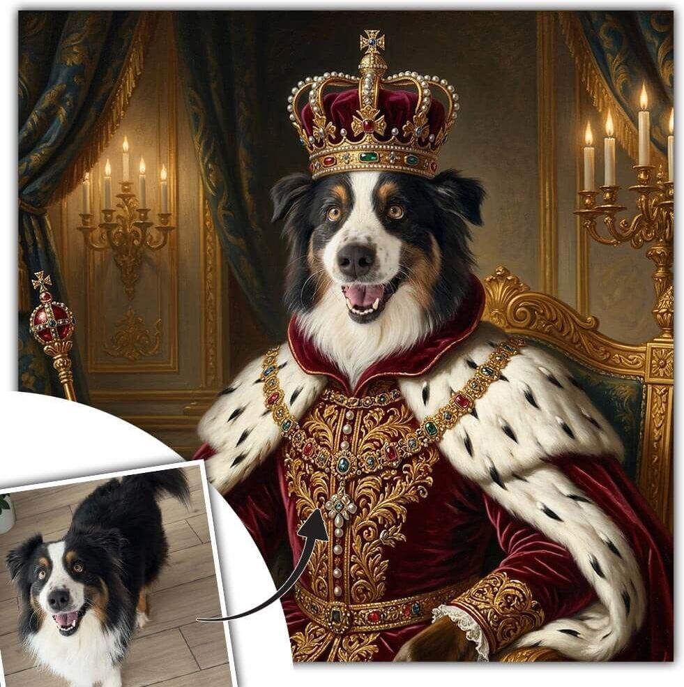 Ocadeau Portrait animal royal personnalisé