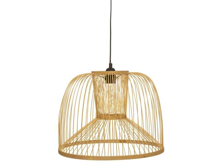 Lampe suspendue en bambou AMY\, Ø 39.5 cm