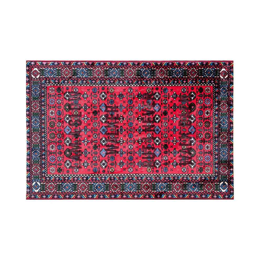 Seletti Burnt vloerkleed Slow Walker van polyester