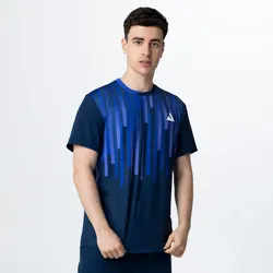 Joola Shirt Geo Competition 25 navy/azurblau L - L