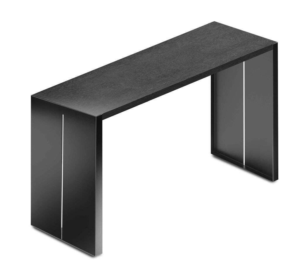 Lapalma Panco 240 Tresentisch (240cm rechteckig, schwarz lackiert, Laminat weiß) 240cm rechteckig | schwarz lackiert | Laminat weiß 2xP20NN+P21B