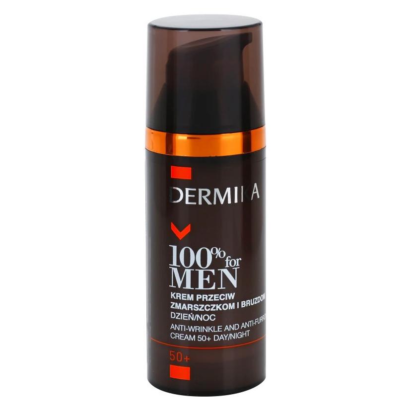 Dermika 100% for Men 50+ anti-wrinkle face cream 50ml (50 ml, 24h Creme) (5902046503031)
