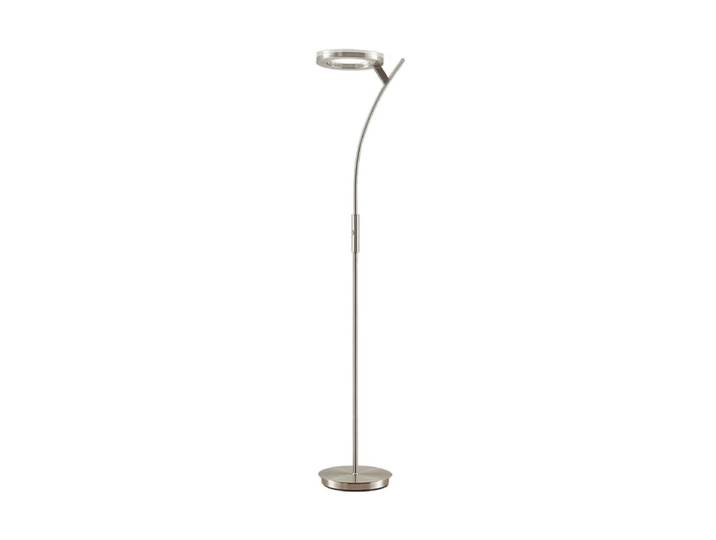 Lampadaire led en métal gris