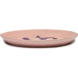 Feast Pepper Servierteller 35 cm, rosa-blau