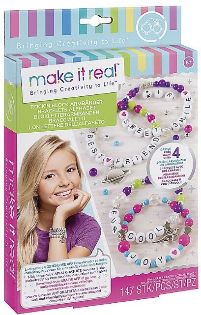 Make It Real : Bracelets Alphabet - Lansay