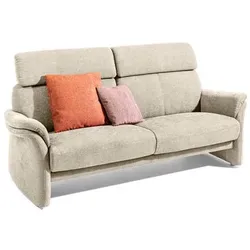 Segmüller Werkstätten Sofa 2-Sitzer klein Elsa01 Stoff Nature