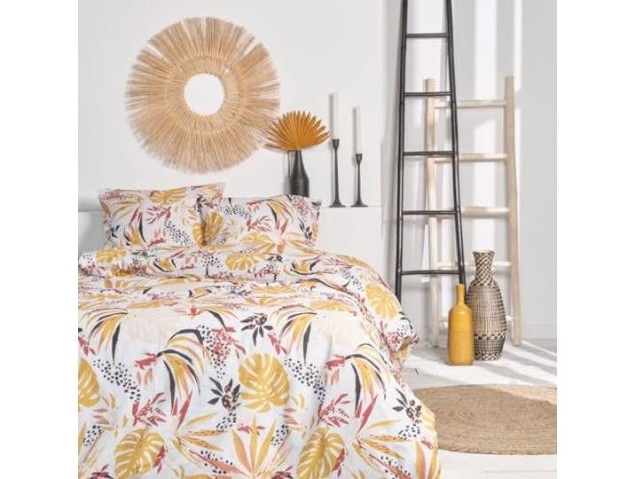 TODAY Sunshine Beddengoed voor tweepersoonsbed, 240 x 220 cm, katoen, bedrukt, 14,53 cm