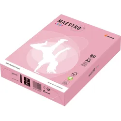 MAESTRO Kopierpapier color A4 9417-PI25A80S rosa 500Bl.