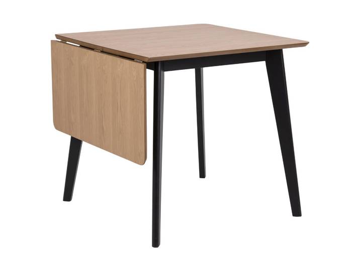 Actona Roxby Esstisch Ausziehbar Rubberwood/Holzwerkstoff/80/120x80 cm