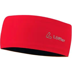 Löffler Stirnband Mono - rot / ONE SIZE