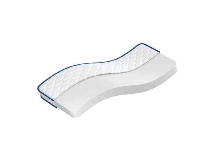 TUERYAFEK Memory-Schaum-Matratze 80x200x17 cm Weiß Atmungsaktiver Polyesterbezug, Druckentlastung für Nacken und Rücken, Geräuschabsorbierend, 2-in-1 Nutzung