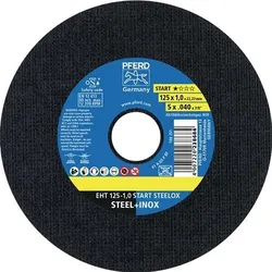 Trennscheibe STEELOX BOX D125x1mm ger.INOX Bohr.22,23mm Box á 50 St.PFERD