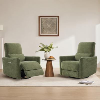 Spruce & Spring Asher Power Swivel Glider Recliner