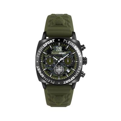 Luxusuhr PLEIN SPORT "Wildcat Chrono", grün (05, grün), Armbanduhren, Herren
