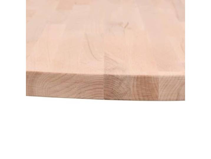 KTHLBRH Runde Tischplatte aus Massivholz Buche 80 x 2,5 cm Glatte Oberfläche, leicht zu reinigen, einzigartige Maserung, für Couchtisch