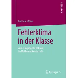 Fehlerklima in der Klasse, Fachbücher von Gabriele Steuer
