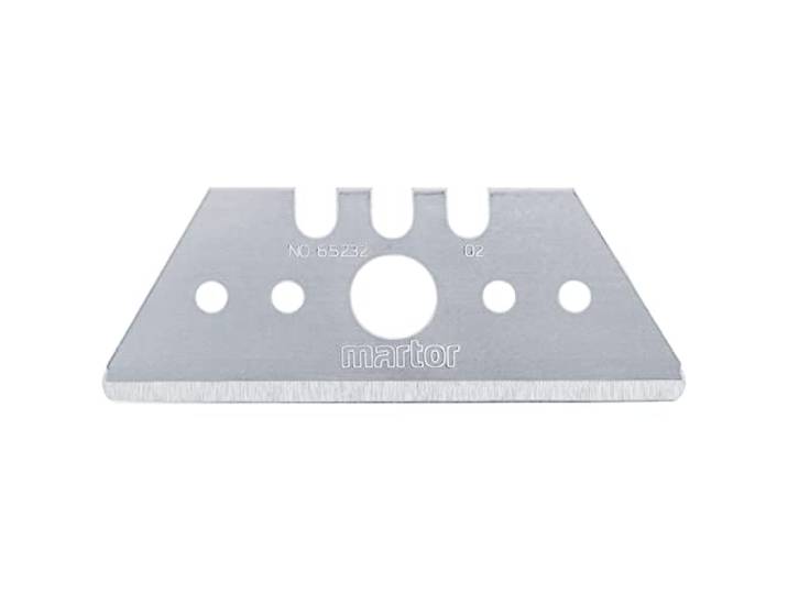 MARTOR 10x Afgerond Trapezium Cutter Mesje 19 mm, 2-voudig SECUNORM 300/500