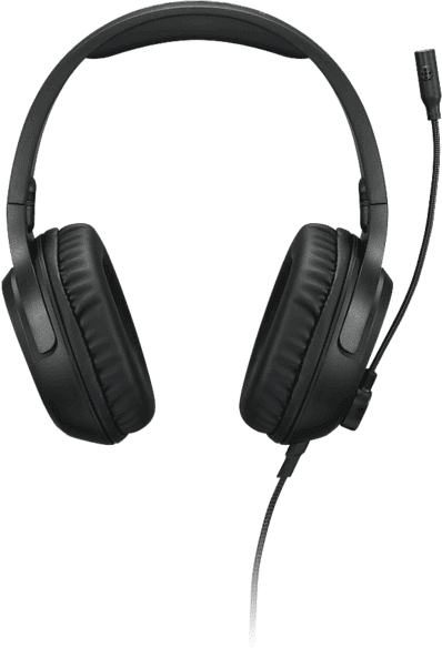Auriculares gaming - Lenovo H110 Gaming Headset , Cableado vía 3.5 mm, Negro