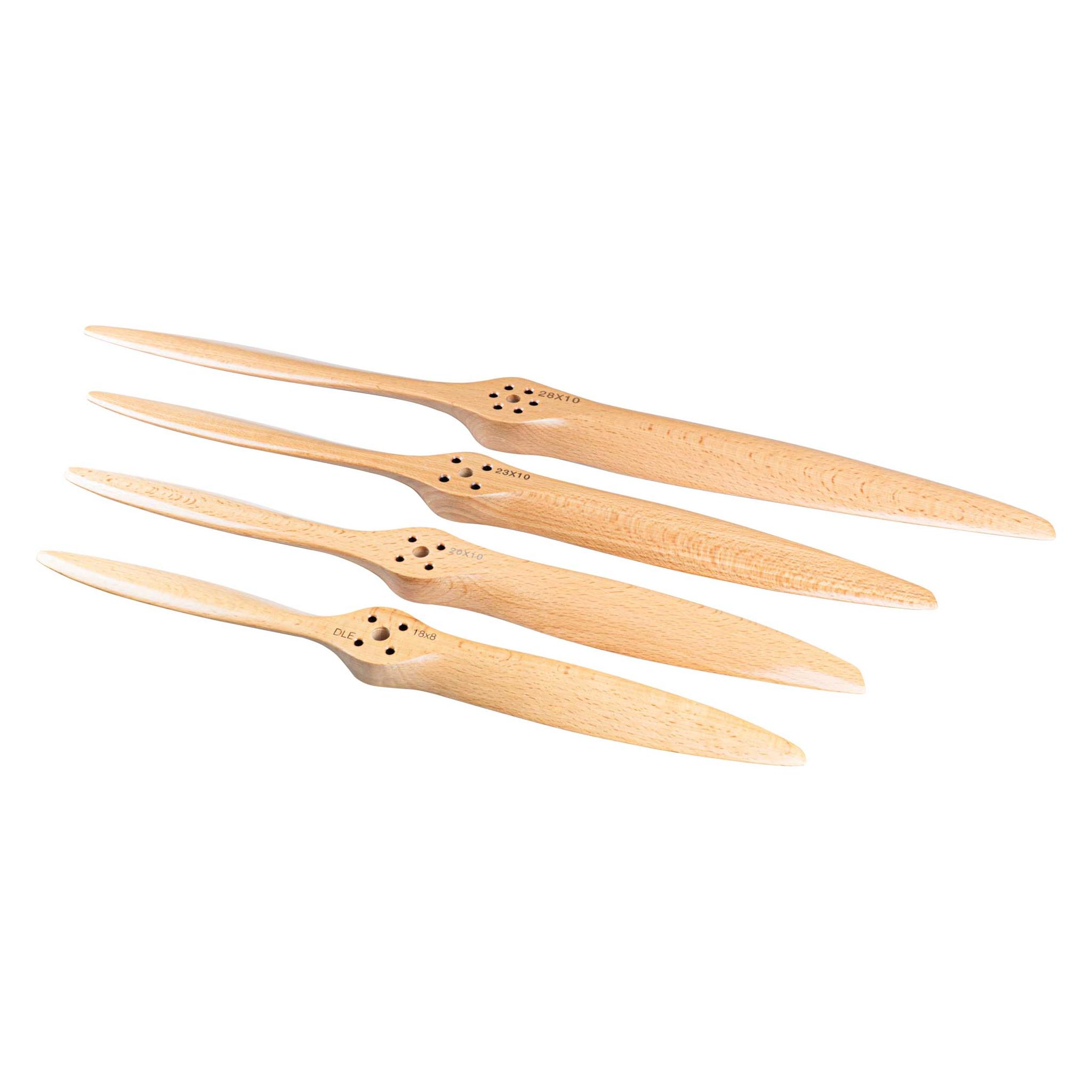 Planet-Hobby Holzluftschraube 2-Blatt 19x8 DLE-40 fertig gebohrt (2-19x8/DLE40)