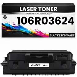 Toner 106R03624 für Xerox kompatibel Schwarz hochwertige Premium Alternative für Xerox Phaser 3330, Xerox WorkCentre 3335, 3345