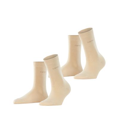 Socken ESPRIT "Uni", Damen, Gr. 39-42, Sockengröße, beige (cream), Baumwollmischung, unifarben, normal, Socken Socken, aus elastischem Material, atmungsaktiv, weich, hautfreundlich