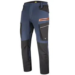 Arbeitshose "HYBRID CARGO" - 4XL (DE size: 3XL) - schwarz/blau