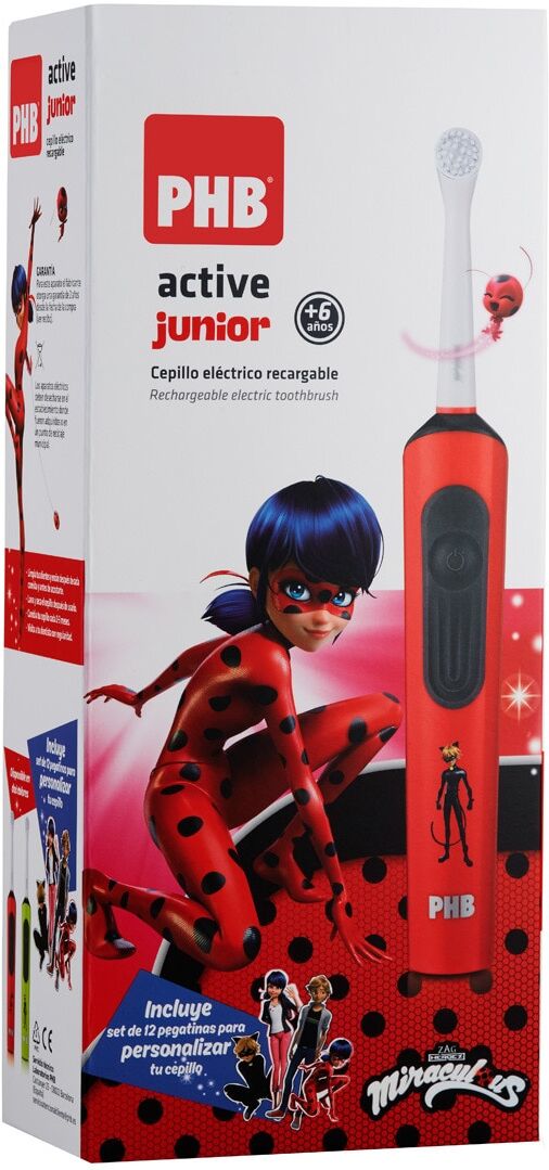 PHB Cepillo dental Eléctrico Active Junior Rojo .