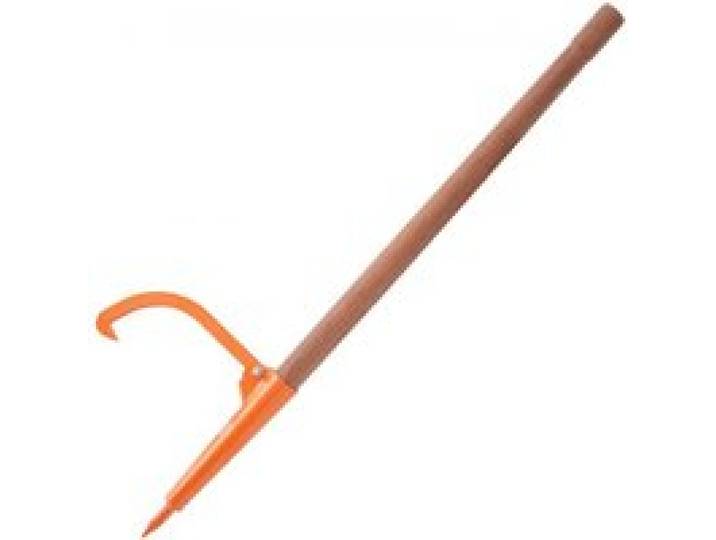 VEVOR Fällheber, 1180 mm, Stammheber mit Holzgriff, Hochleistungs-Stammwender mit max. 45,7 cm Öffnung, rostbeständiger Stammwender -Kipphaken, Fällhilfe zum Rollen, Anheben und Wenden von Stämmen