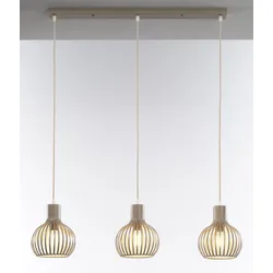 Pendelleuchte COLLIN II (LBH 94x20x150 cm) - beige - LBH 94x20x150 cm