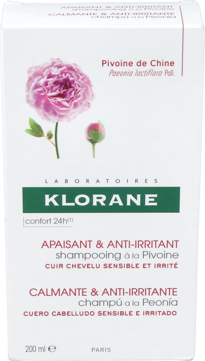 Klorane champu peonia 200ml.